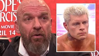 Triple H On Why It Was Right Decision For Cody Rhodes To Lose To Roman Reigns At WWE WrestleMania 39 [upl. by Harneen]