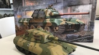 Building the 135 Trumpeter models E100 super heavy tank [upl. by Gnouhp]