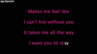 Stay Rihanna fr Mikky Eko  Stay Karaoke Version [upl. by Nanete]