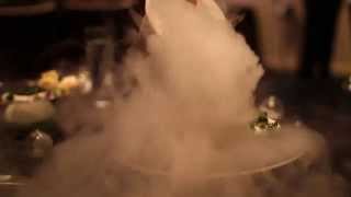 Alineas Blueberry with liquid nitrogen by Chef Grant Achatz [upl. by Mohn]