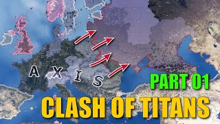 My Best Timelapse so Far Part 01  WWII Hoi4 [upl. by Ailekahs131]