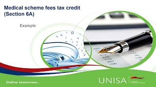 Medical scheme fees tax credits s6A [upl. by Llyrpa]