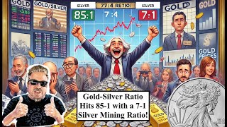 SILVER ALERT The GoldSilver Ratio is Broken at 851 Will RESET to 71 or BETTER Bix Weir [upl. by Aitahs]