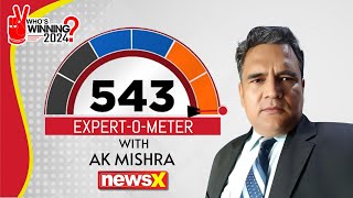 Whos Winning 2024  The ExpertOMeter  AK Mishra  NewsX [upl. by Ayahc141]