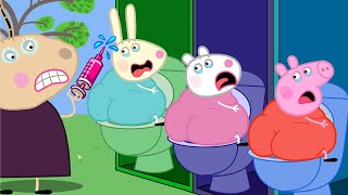 Oh No Please Stop Peppas Fat  Peppa Pig Funny Animation [upl. by Asserak]