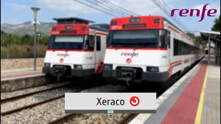 Xeraco  Cercanías Renfe  Benson [upl. by Annahsat]