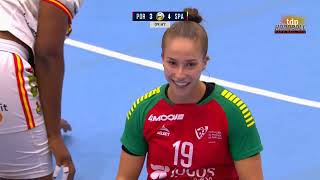 Womens EHF EURO 2022 Qualifiers Phase 2  Portugal vs Spain [upl. by Woodson]