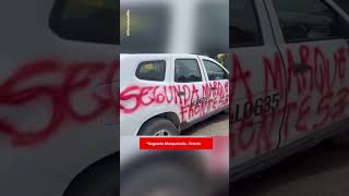 🚨Segunda Marquetalia interceptó una camioneta y la grafiteó [upl. by Leizo]