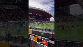 Zemura 75 Free Kick Udinese vs Lecce udinese lecce seriea shortsfeed italy [upl. by Kifar]