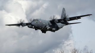 A trio of AC130J Gunships at RAF Mildenhall  4K [upl. by Animehliw284]