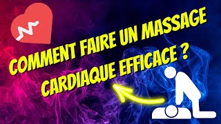 Comment FAIRE un MASSAGE CARDIAQUE EFFICACE [upl. by Oiled]