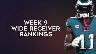 Top 36 Wide Receiver Rankings Week 9 Fantasy Football 2024 [upl. by Hsekin]