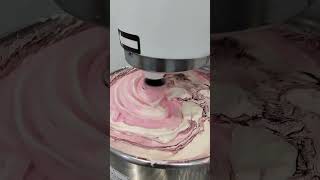 mixing cream for mini cakesatisfying shortsvideoAsmr [upl. by Anaytat673]