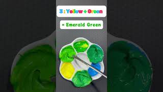 Master the Art of Creating Vibrant Green Shades colormixing satisfying painting [upl. by Mcarthur]