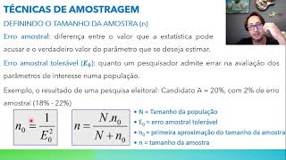 Técnicas de Amostragem Aleatória Simples Sistemática e Estratificada [upl. by Celinka]