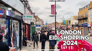 Green Street Eid Shopping 2024 London walking  Walking in Green Street  4k HDR [upl. by Clava]