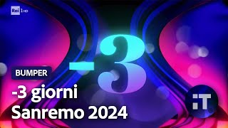 Rai 1 HD  Sanremo 2024  Bumper 3 [upl. by Nunci932]