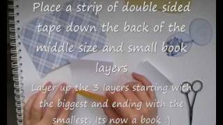 how to make a book style card craftsuprint [upl. by Kaitlynn]