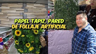 PAPEL TAPIZ 3D para paredes en el centro de la CDMX 👀👌 papel tapiz de ladrillo madera🤓 [upl. by Komara182]