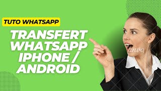 Comment transférer WhatsApp dAndroid vers iPhone  2024 [upl. by Rramel49]