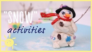 PLAY  Indoor quotSNOWquot Activities [upl. by Kaiser722]