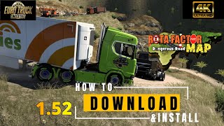 DOWNLOAD AND INSTALL THE MOST DANGEROUS MAP IN THE WORLD  ROTA FACTOR ETS2 152 [upl. by Yajiv815]