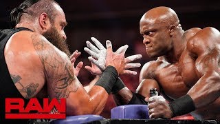 Braun Strowman vs Bobby Lashley – Arm Wrestling Match Raw June 3 2019 [upl. by Folsom]