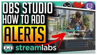 OBS Studio  Adding Alerts for Follower Subscriber Donation [upl. by Lebiralc]