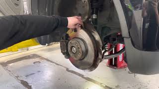 BMW E70 X5 Really Bad Passenger Front Wheel Bearing [upl. by Asirak]