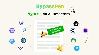 BypassPen Real Test  Rewrite AIGenerated Copy and Bypass AI Detectors [upl. by Stralka291]