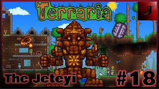 Down Goes Golem Terraria PlaythroughLets Play Ep 18 [upl. by Orbadiah]