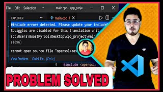 Include Path Error in VS Code  100 Fixed [upl. by Byrdie]