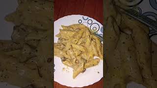 White pasta recipe youtubeshorts cooking easyfoodtomakeathome [upl. by Ahsinra]