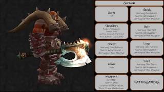 Garrosh Hellscream Transmog [upl. by Nnawaj]