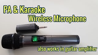 Wireless Microphone from Amazon ARCHEER UHF Bluetooth Microphone with Rechargeable Receiver [upl. by Yrellam]