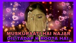 🍁🍂Muskurati😁 hai najar 👁dil❤ tadap k rota😥 hai very 😒 and must watch😎 guys🍂🍁 [upl. by Feenah222]