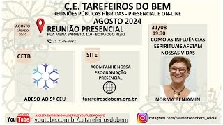 Como as influências espirituais afetam nossas vidas  Palestrante Norma Benjamim [upl. by Adnarem]