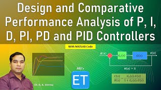 Design and Comparative Performance Analysis of P I D PI PD amp PID controllers [upl. by Aushoj]