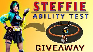 Steffie Character Ability Test In Free FireHow To Use Steffie Character In HindiSTORM BROTHERS [upl. by Bernj]