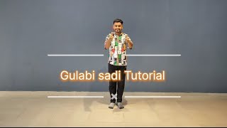 Gulabi Sadi Tutorial video  Dance Tutorial weeding  Sanju Rathod  sumit marathe dance [upl. by Ehrlich642]