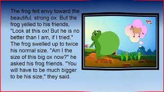 Cuentos infantiles en ingles quotThe frog and the oxquot [upl. by Euqinahs]