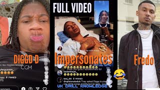 Violation Digga D cgm Fredo Impression Full Video‼️ [upl. by Ltney]