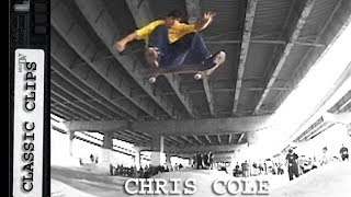 Chris Cole Skatepark Skateboarding Classic Clips 146 [upl. by Petula122]