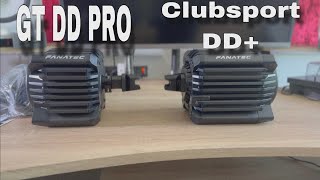 Fanatec Clubsport DD Vs GT DD PRO  DD Review [upl. by Aynwad]