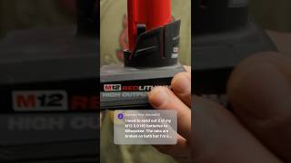 M12 HO Battery Problem milwaukeetool [upl. by Aikemaj547]