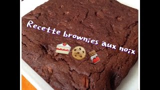 Recette de brownies aux noix [upl. by Hannan]