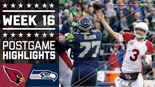 Cardinals vs Seahawks  NFL Week 16 Game Highlights [upl. by Aihsenod]