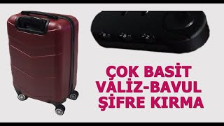 VALİZ  BAVUL ŞİFRE KIRMA DEĞİŞTİRME NASIL YAPILIR [upl. by Atnes200]