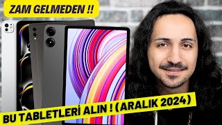 Zam Gelmeden Alınabilecek En İyi 10 Tablet  ARALIK 2024 [upl. by Gnouh]