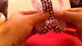 How to make an EASY 4 loop boutique bow [upl. by Byran]